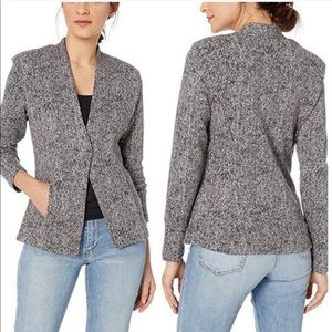 NIC+ZOE Charcoal Knit Blazer